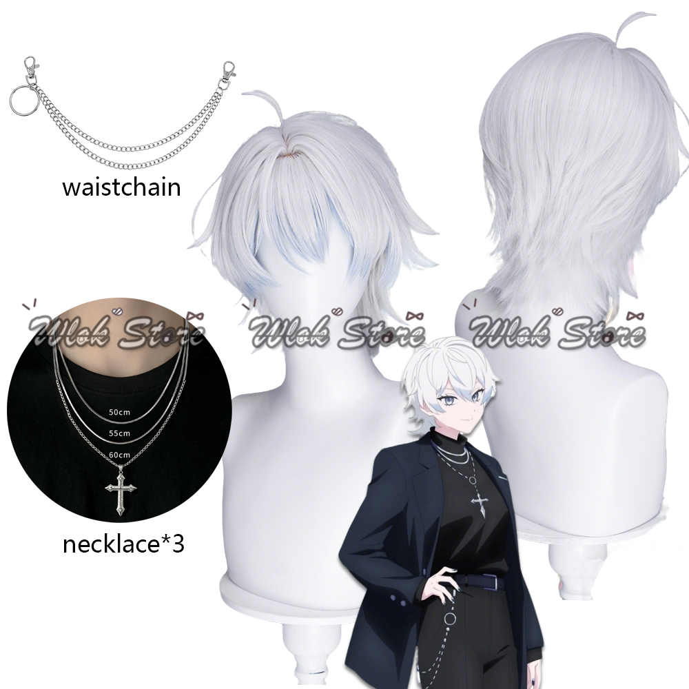 Cosplay Anime White Hair - Peruca de Cosplay Anime Needy Girl