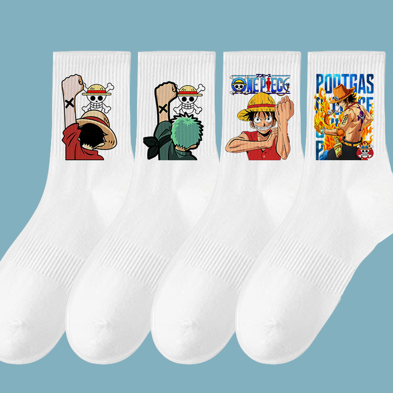 Cosplay Anime Zoro - Meias Longas Esportivas Masculinas Anime One
