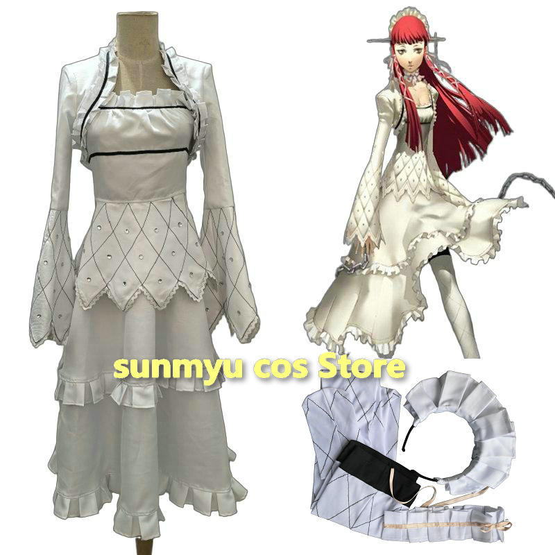 Cosplay Anime White Hair - Fantasia de Cosplay Chidori Yoshino, tamanho