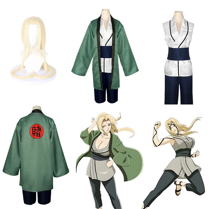 Cosplay Anime Tsunade - Tsunade cosplay traje anime dos desenhos