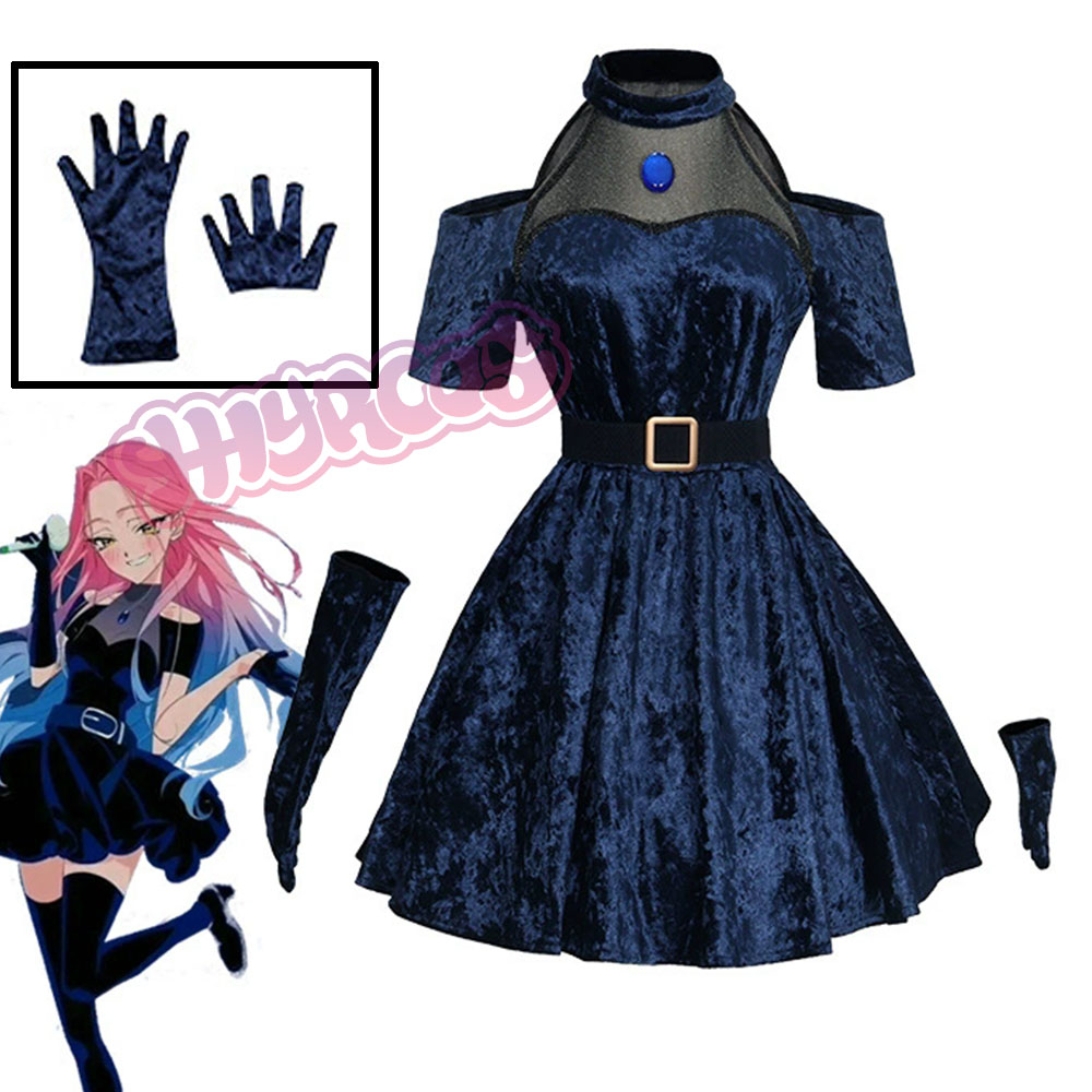 Anime Cosplay Long Hair - Mizi cosplay anime alienígena palco traje