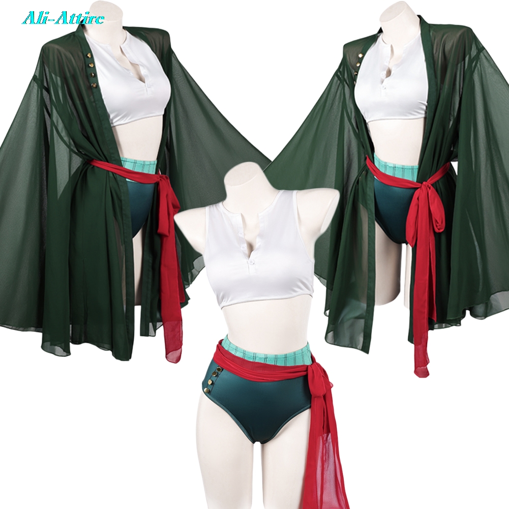 Cosplay Anime Zoro - Fantasia de Cosplay Anime Pirata Roronoa