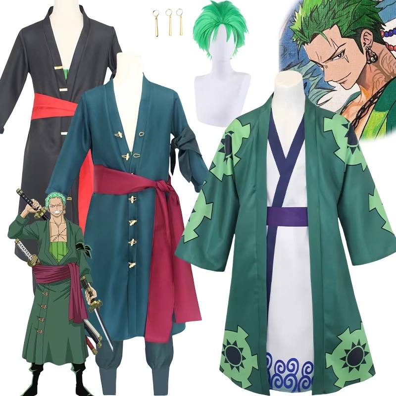 Cosplay Anime Zoro - Bilibili roronoa zoro cosplay traje anime