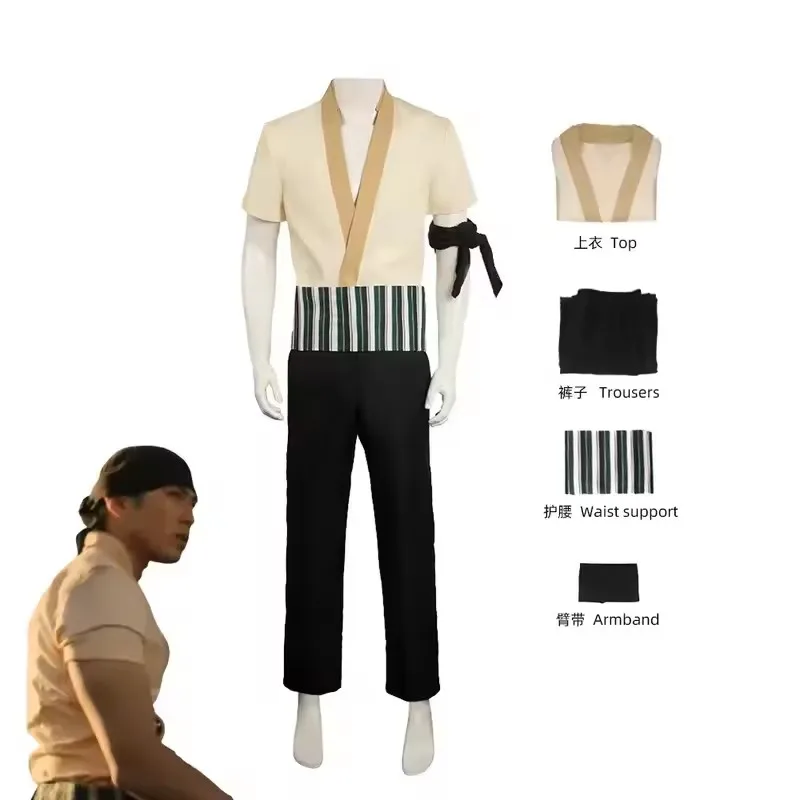 Cosplay Anime Zoro - Fantasia de Cosplay do Roronoa Zoro