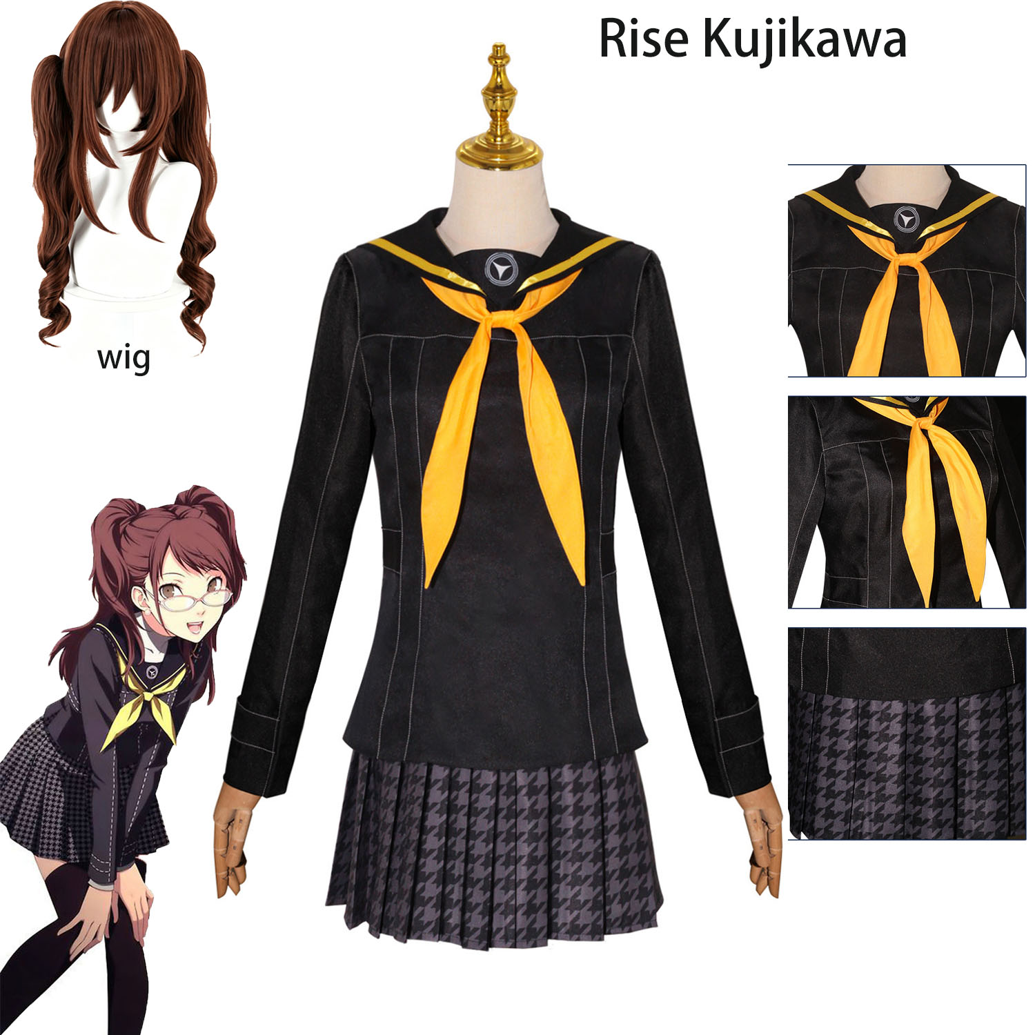 Anime Cosplay Duo - Fantasia Completa de Cosplay do Jogo