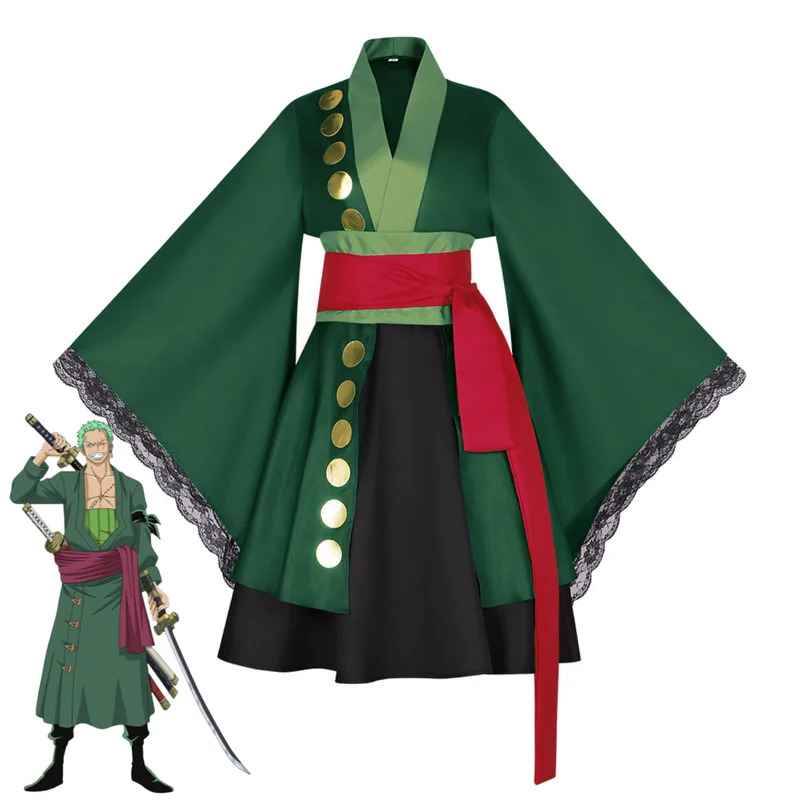 Anime Zoro Cosplay Female - 2025 aaa anime roronoa zoro cosplay