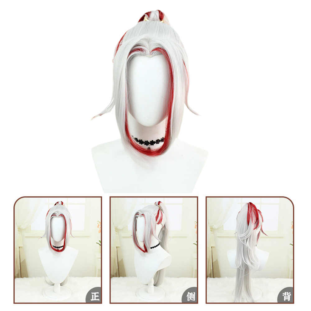 Cosplay Anime White Hair - Yone peruca cosplay hearttsteel cosplay lol