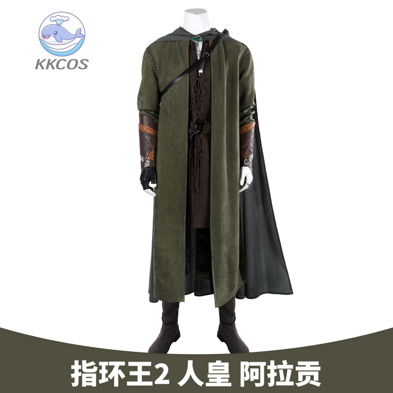Anime Cosplay Male - Ringlords aragorn cosplay traje calças superiores