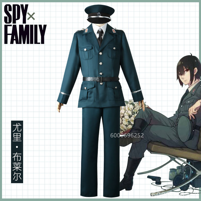 Spy Family Outfit - Yuri Briar Fantasia Cosplay para Homens,