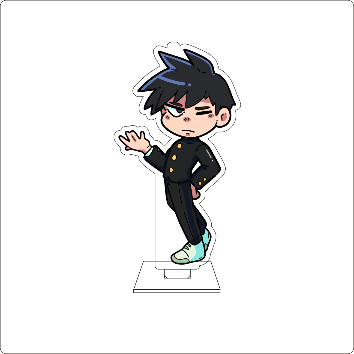 Figura Acrílica Fofa de 10CM d - Anime Cosplay Props avaliação e preço