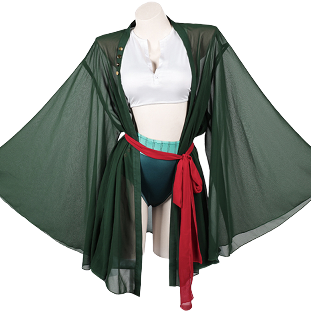Fantasia Sexy de Cosplay da Pi - Anime Zoro Cosplay Female avaliação e preço