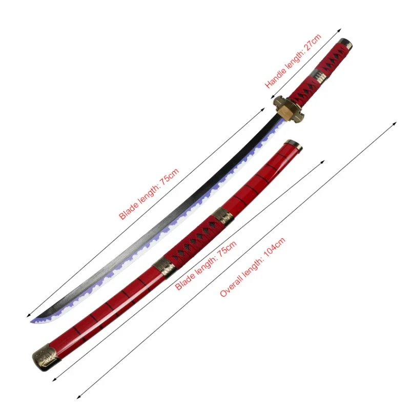 2026 Nova Espada Katana Rorono - Cosplay Anime Zoro avaliação e preço