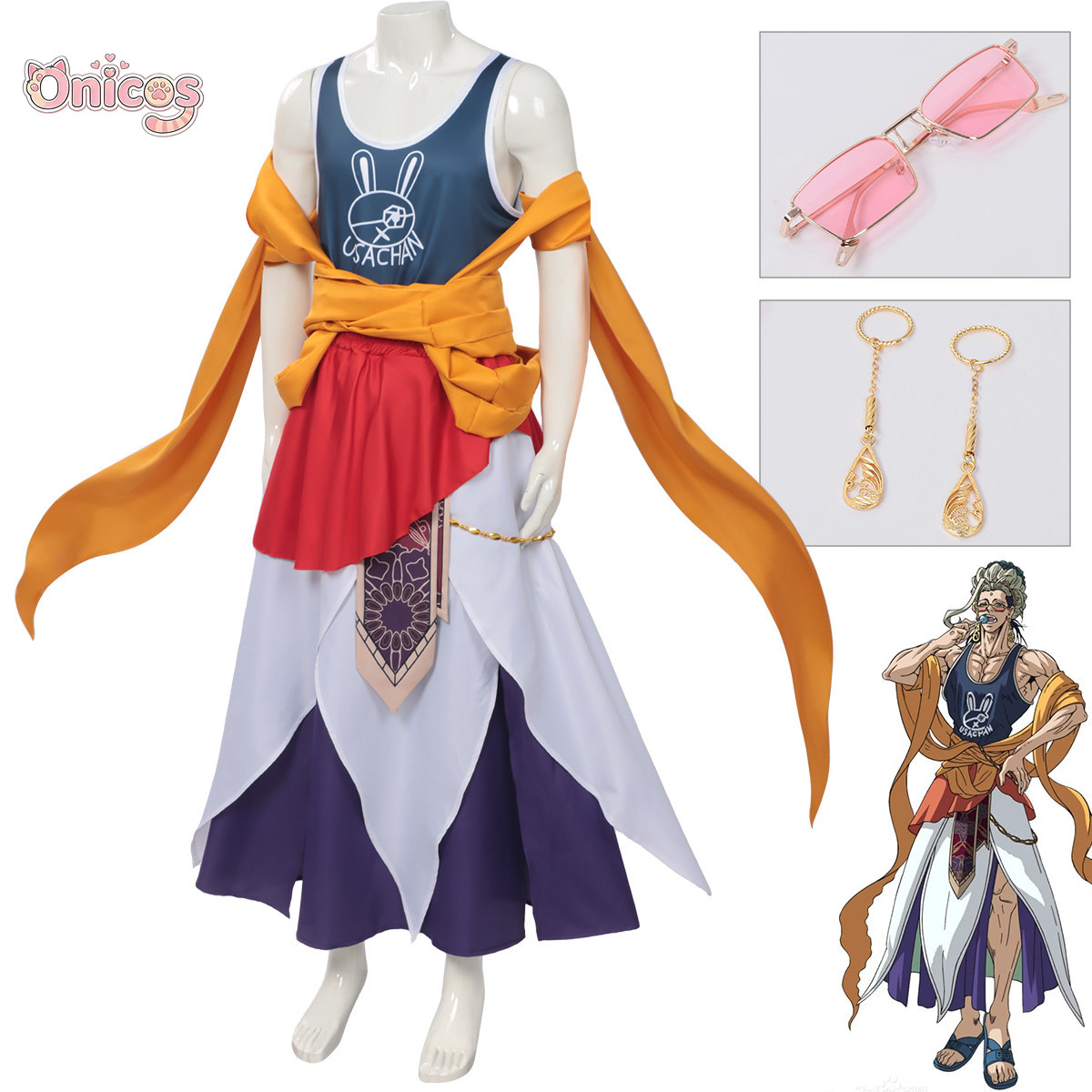 Fantasia de Cosplay do Buda de - Anime Cosplay Props avaliação e preço