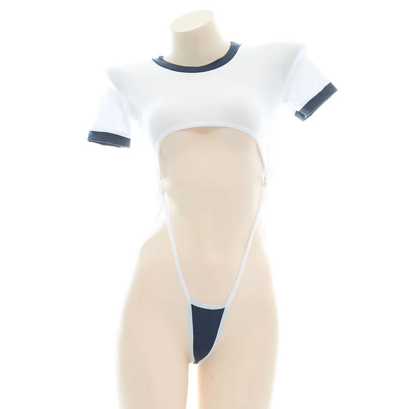 Lingerie sexy estilo body com  - Anime Cosplay Women avaliação e preço