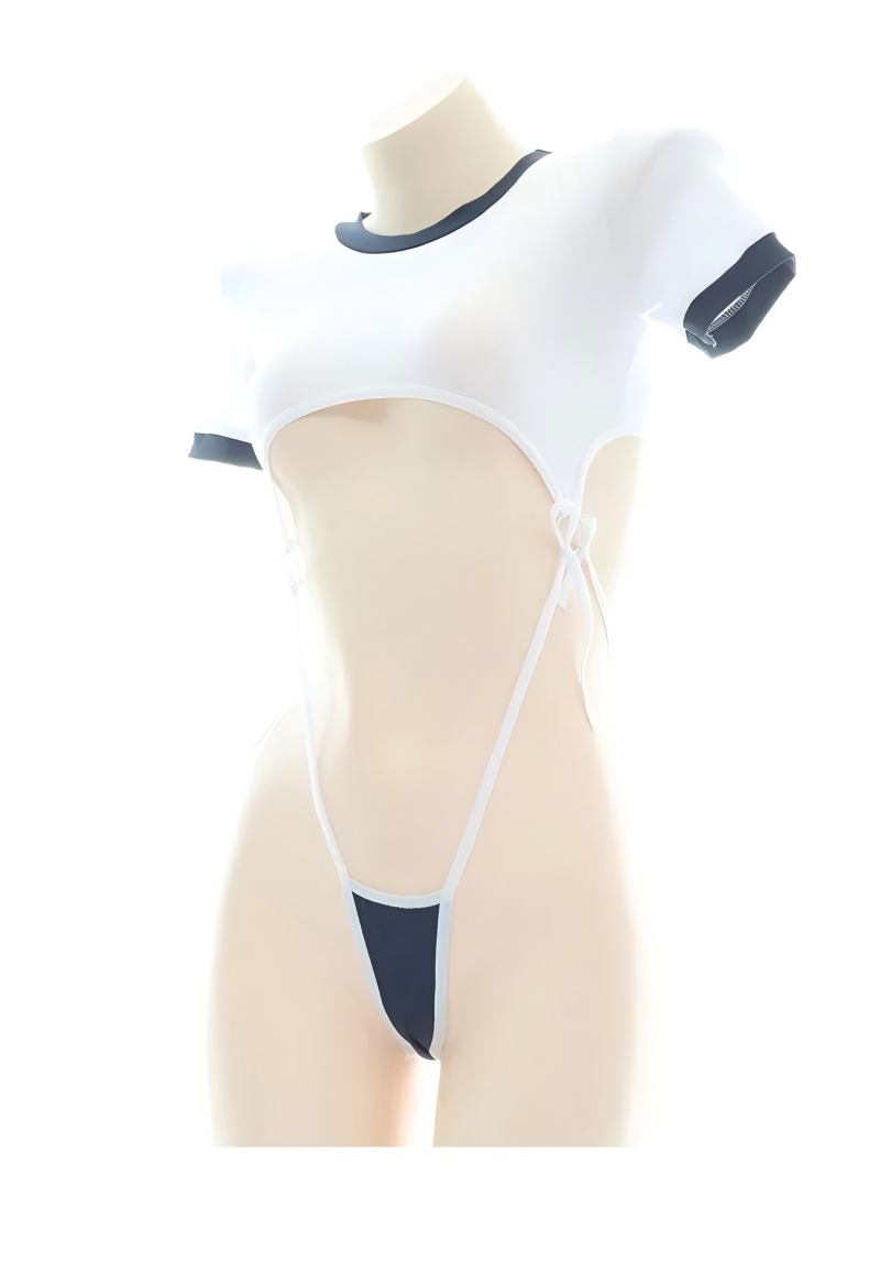 Lingerie sexy estilo body com  - Anime Cosplay Women avaliação e preço