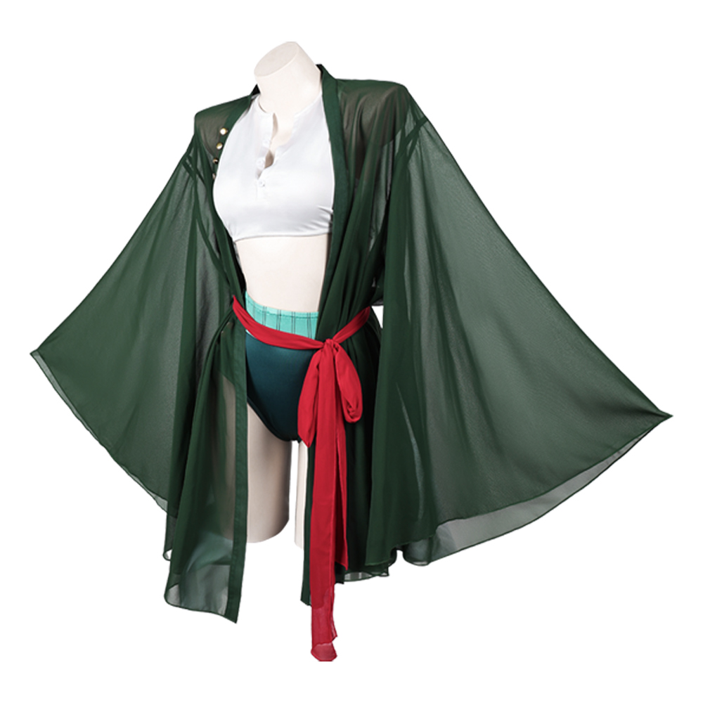 Fantasia de Pirata Lady Rorono - Anime Zoro Cosplay Female avaliação e preço