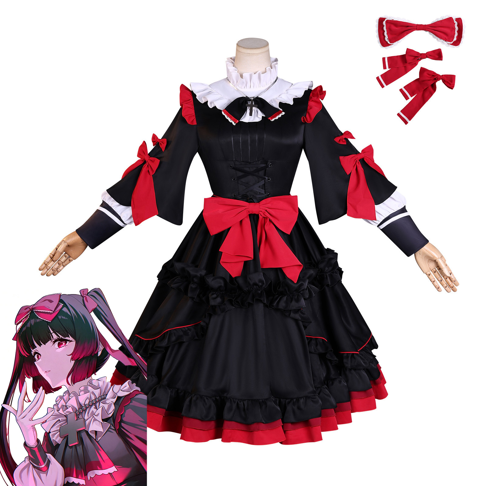 Fantasia Completa de Cosplay N - Anime Cosplay Photo avaliação e preço