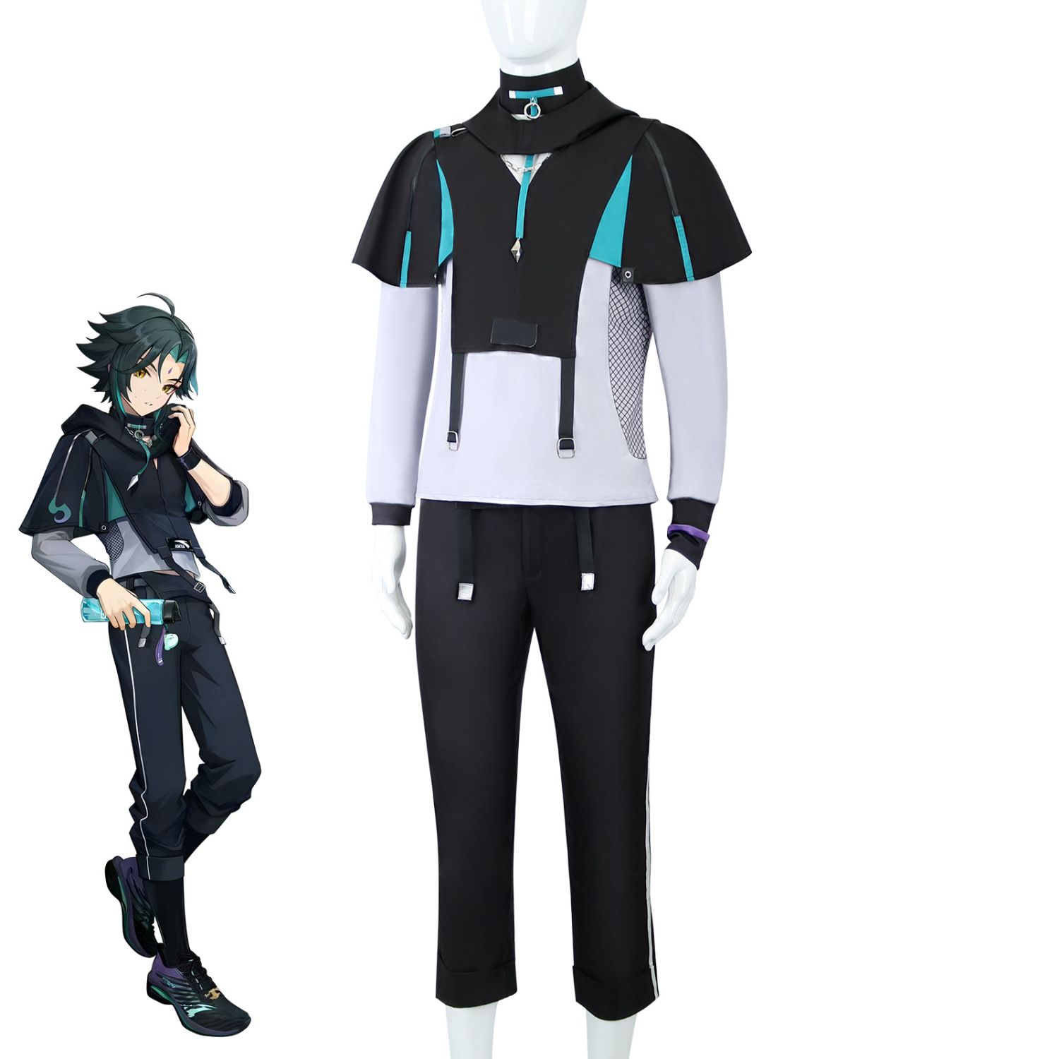 Fantasia de Halloween XIAO, Ro - Anime Cosplay Male avaliação e preço