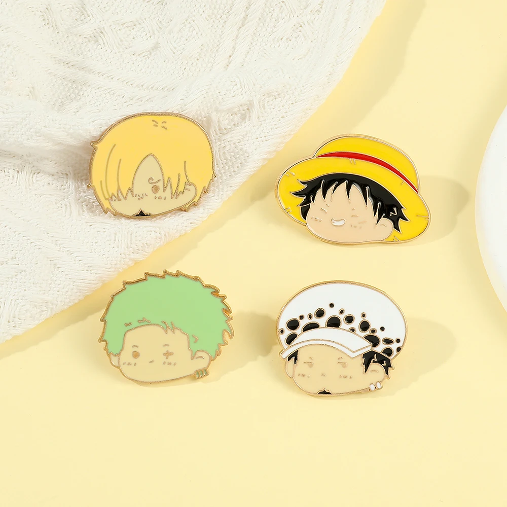 4 Peças Broche de Personagem d - Cosplay Anime Zoro avaliação e preço