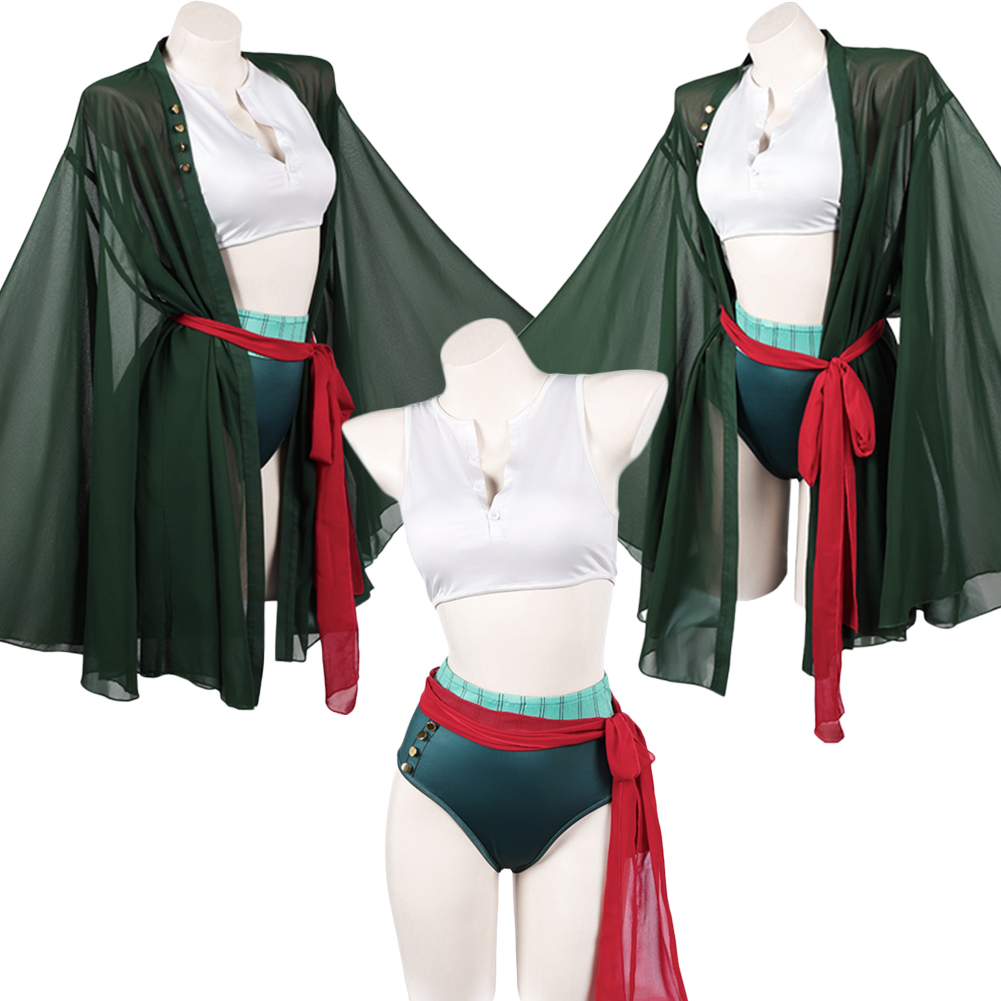 Fantasia de Pirata Feminina Ro - Anime Zoro Cosplay Female avaliação e preço