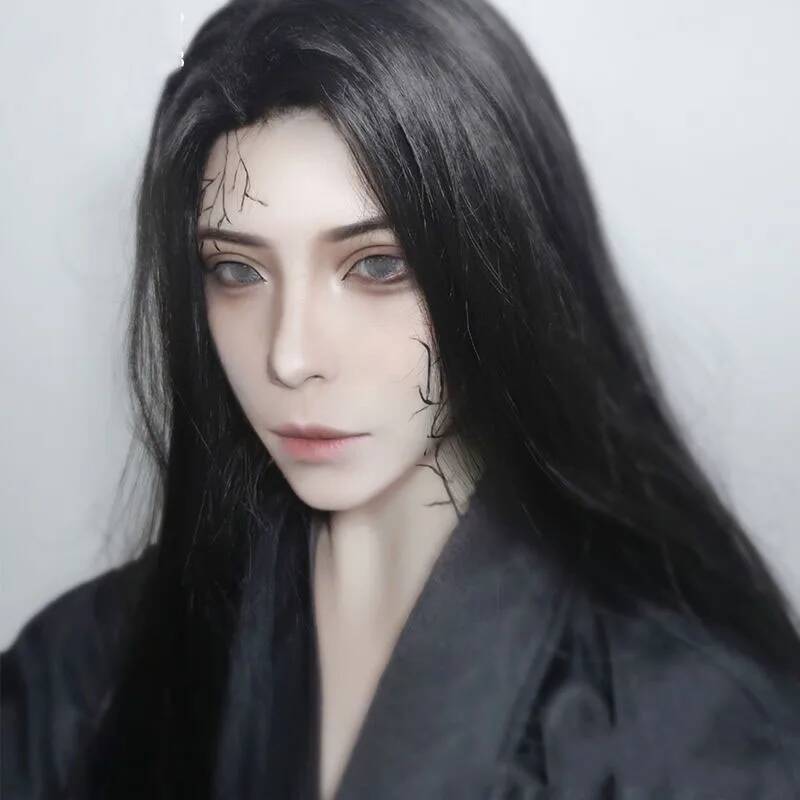 Peruca Masculina Hanfu de Cabe - Anime Cosplay Long Hair avaliação e preço