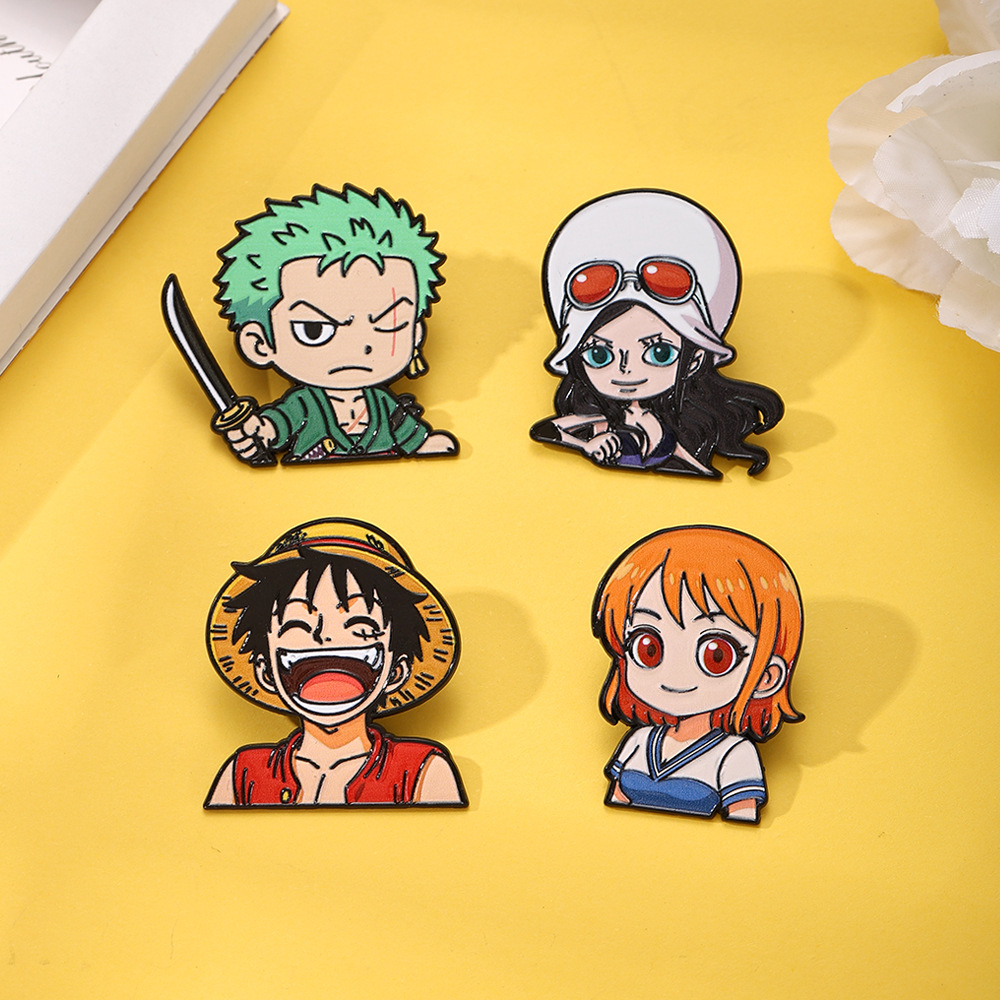 Pin de Esmalte de Anime Luffy, - Cosplay Anime Zoro avaliação e preço