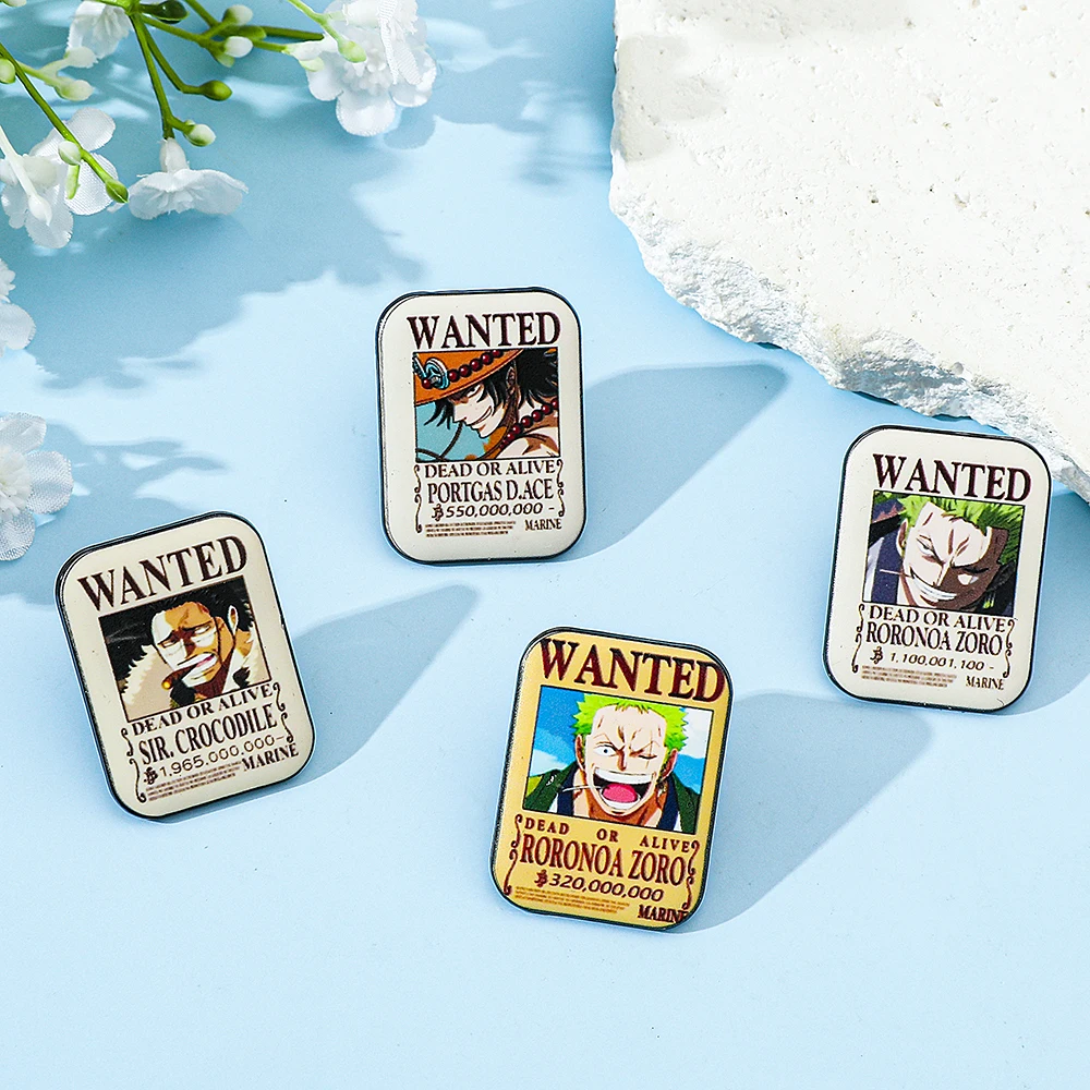 4 Peças Broche de Anime ONE PI - Cosplay Anime Zoro avaliação e preço