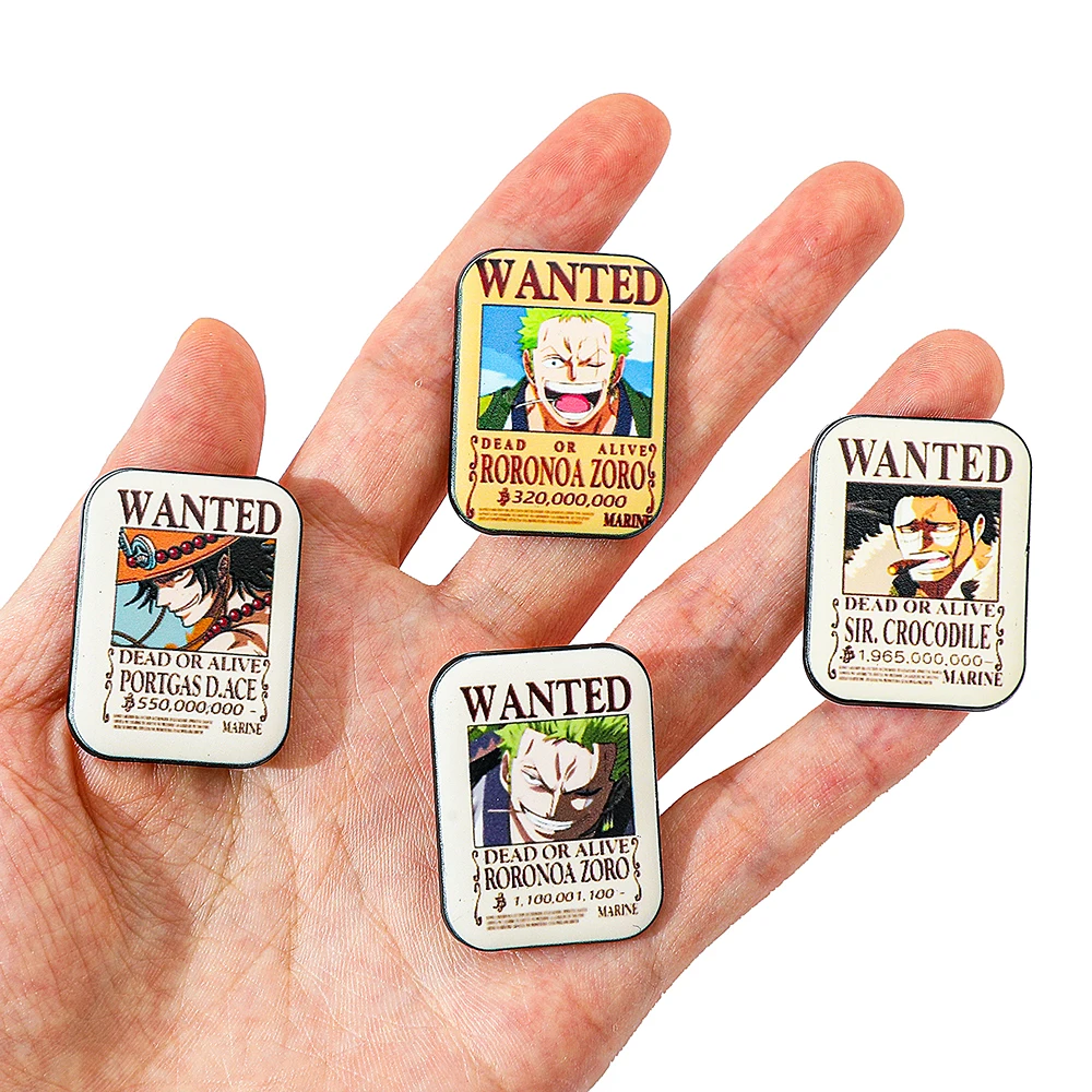 4 Peças Broche de Anime ONE PI - Cosplay Anime Zoro avaliação e preço