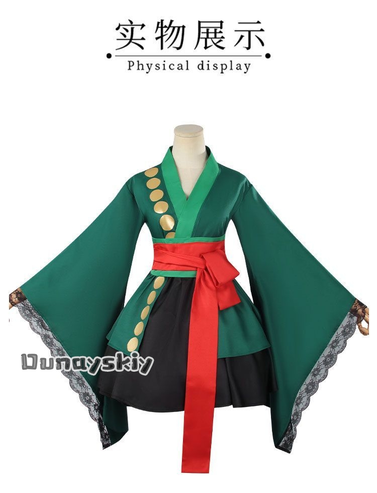 Fantasia de Cosplay Anime Roro - Anime Zoro Cosplay Female avaliação e preço