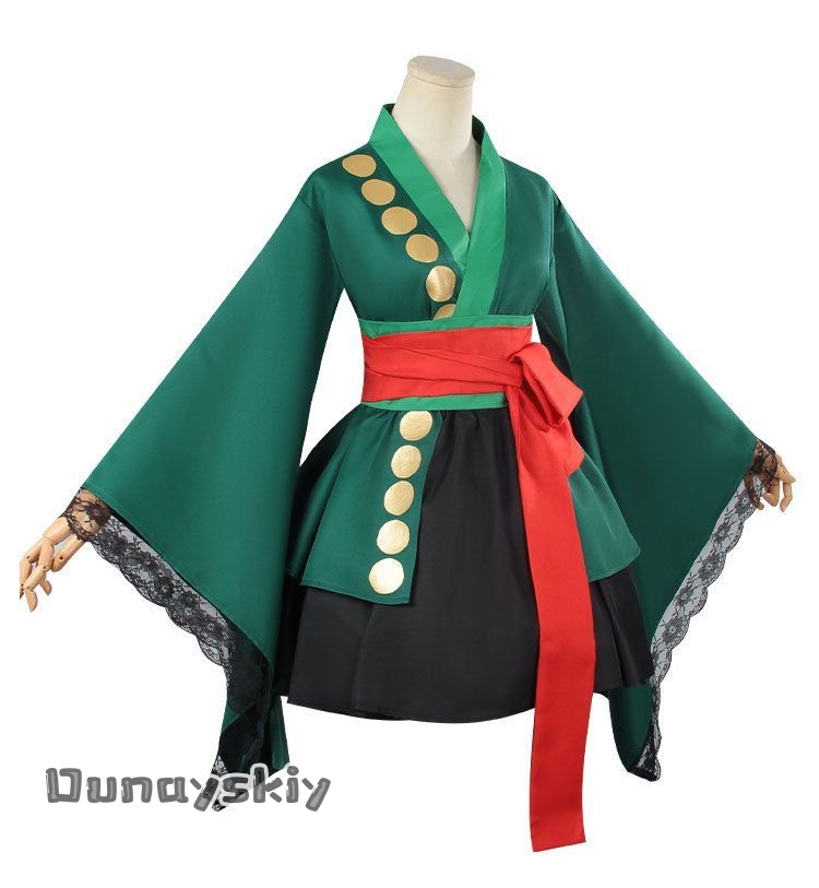 Fantasia de Cosplay Anime Roro - Anime Zoro Cosplay Female avaliação e preço