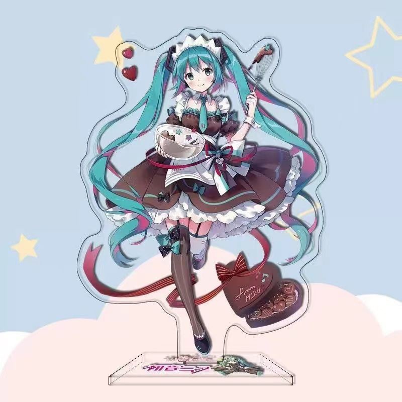 Figura de Acrílico Hatsune Mik - Anime Cosplay Props avaliação e preço