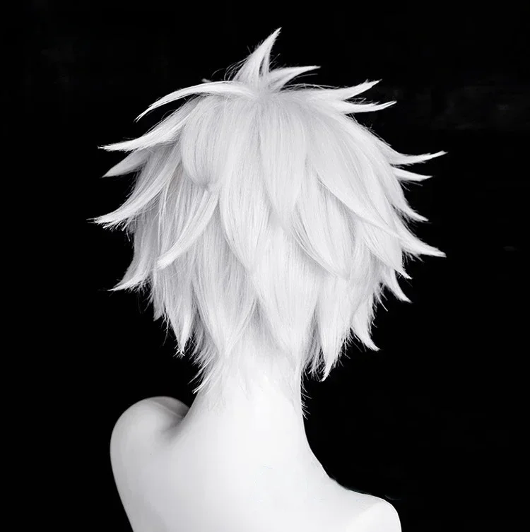 Peruca Branca de Cosplay Gojo  - Cosplay Anime White Hair avaliação e preço