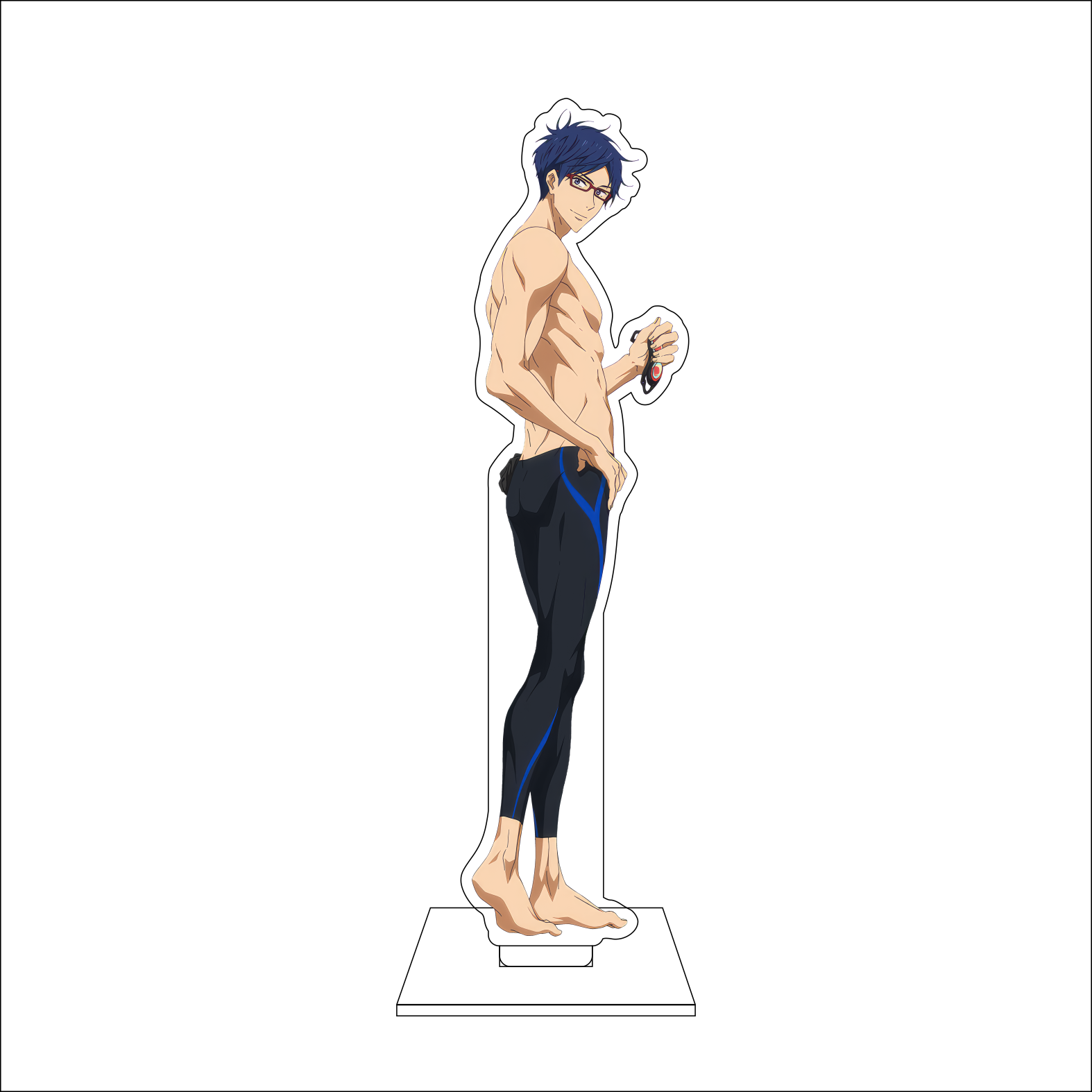 Anime Free! 16CM Suporte de Ac - Anime Cosplay Rental avaliação e preço