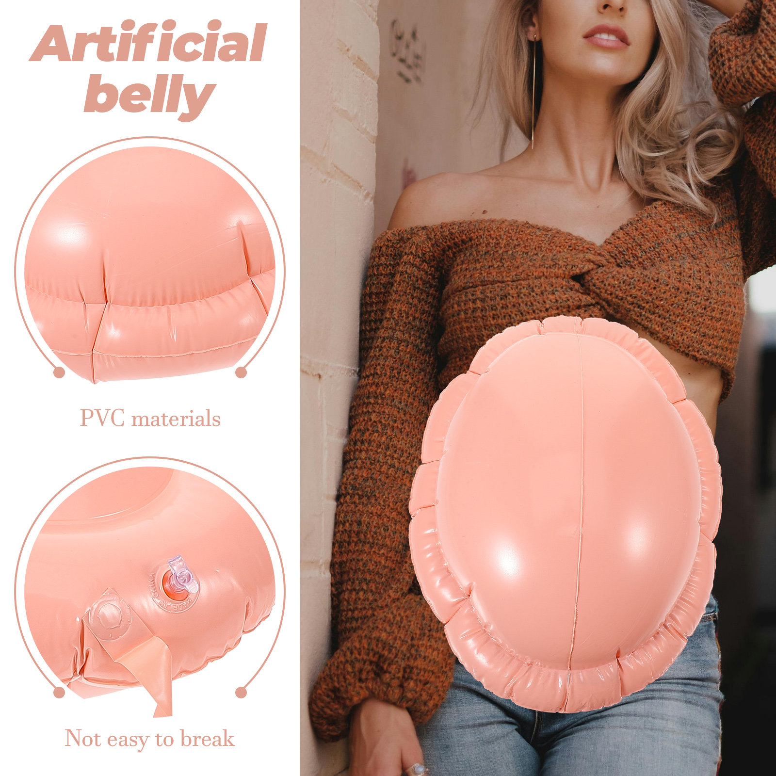 Barriga Inflável para Grávidas - Anime Cosplay Pregnant avaliação e preço