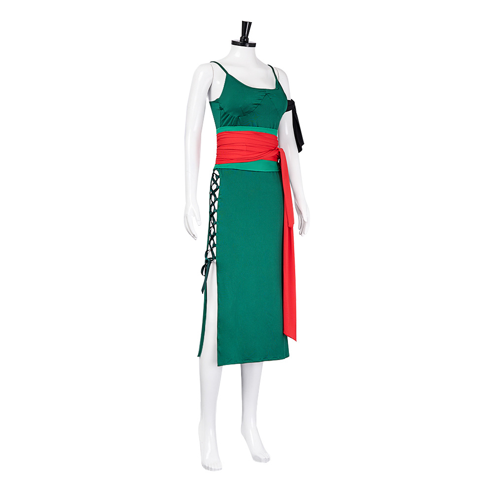 Adulto feminino anime roronoa  - Anime Zoro Cosplay Female avaliação e preço