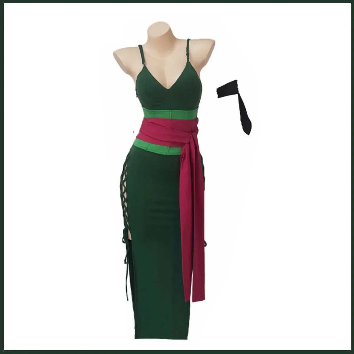 Anime roronoa zoro cosplay tra - Anime Zoro Cosplay Female avaliação e preço
