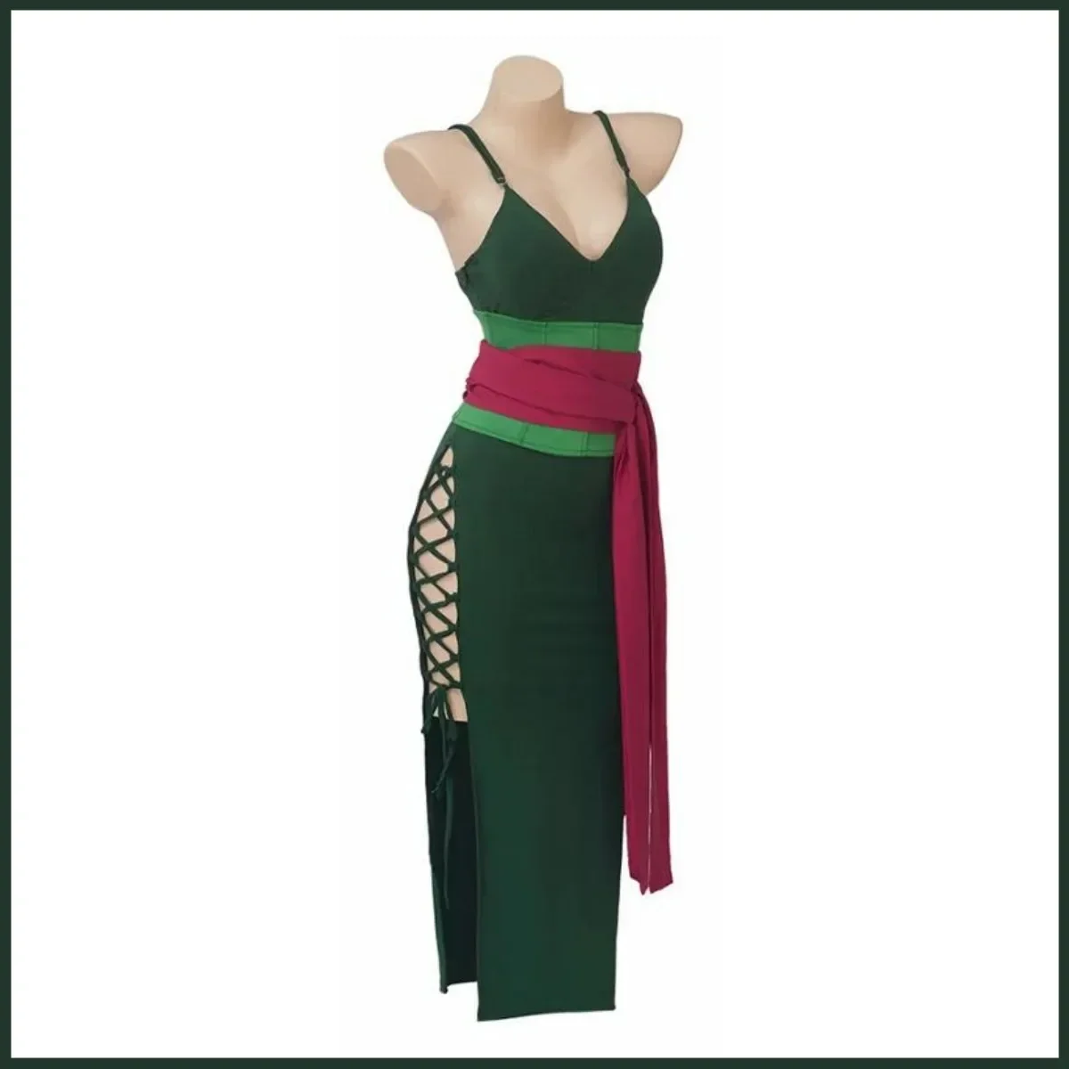 Anime roronoa zoro cosplay tra - Anime Zoro Cosplay Female avaliação e preço