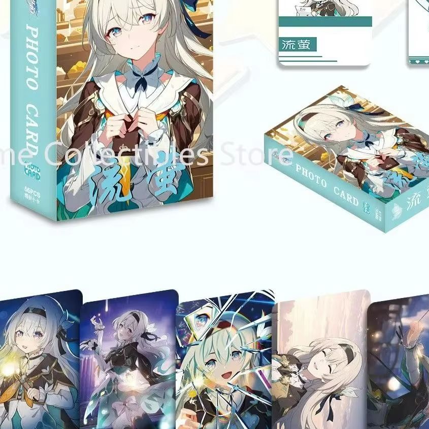 55 Peças/Conjunto Honkai: Star - Anime Cosplay Photo avaliação e preço