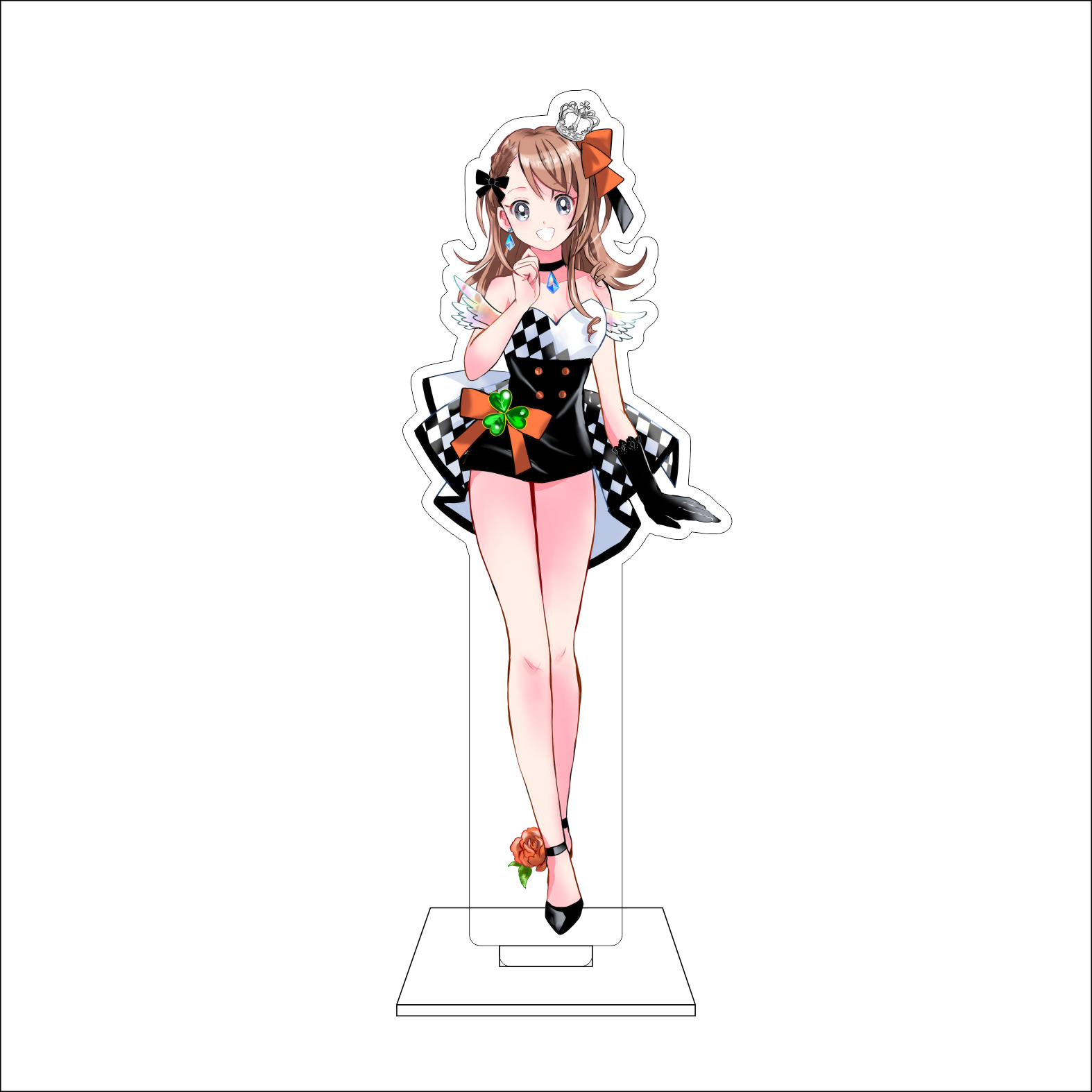 Anime de 16CM ‌ Figura Acrílic - Anime Cosplay Props avaliação e preço