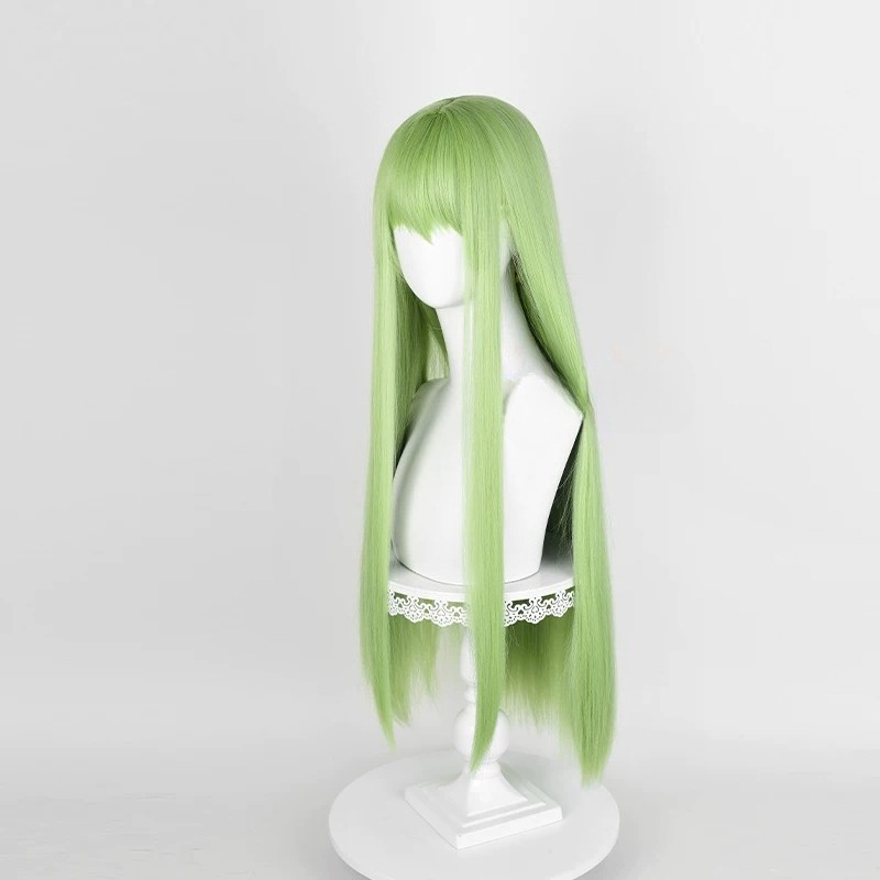 Peruca Verde Longa Sintética p - Anime Cosplay Long Hair avaliação e preço