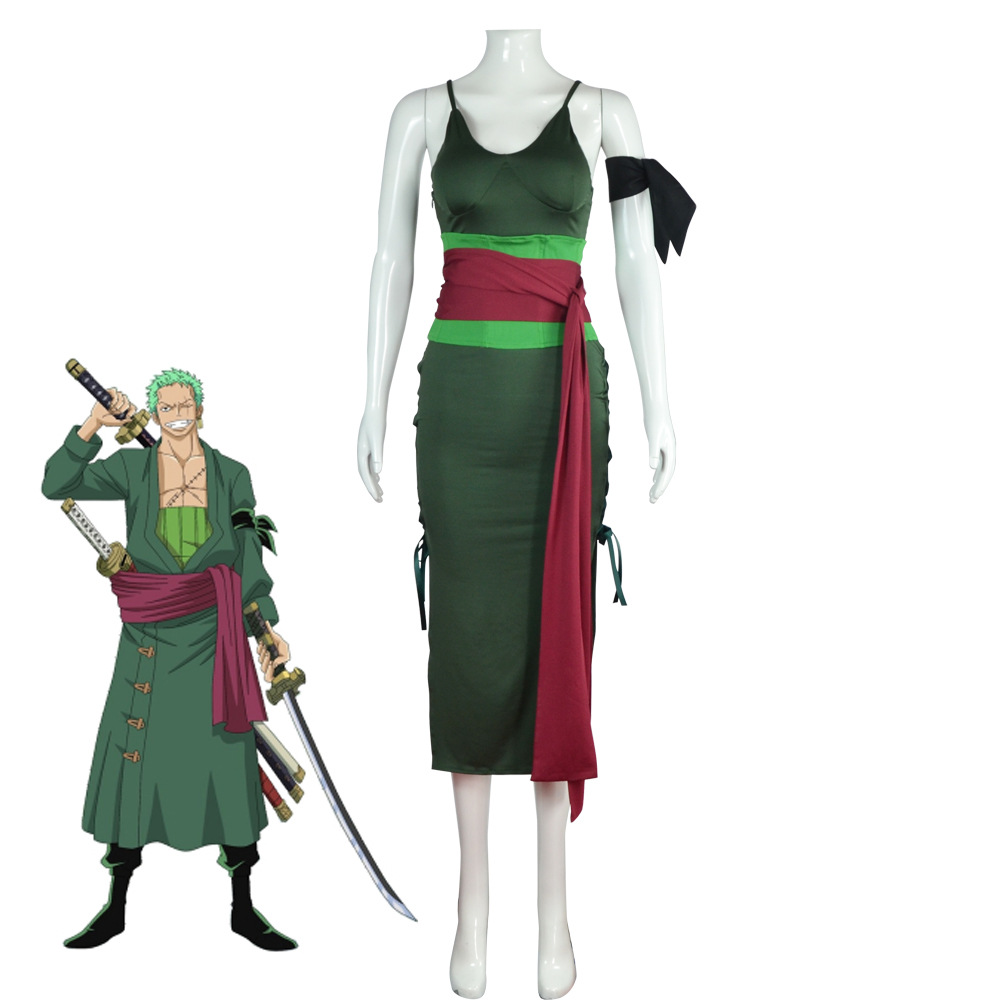 Fantasia de Cosplay Anime Roro - Anime Zoro Cosplay Female avaliação e preço