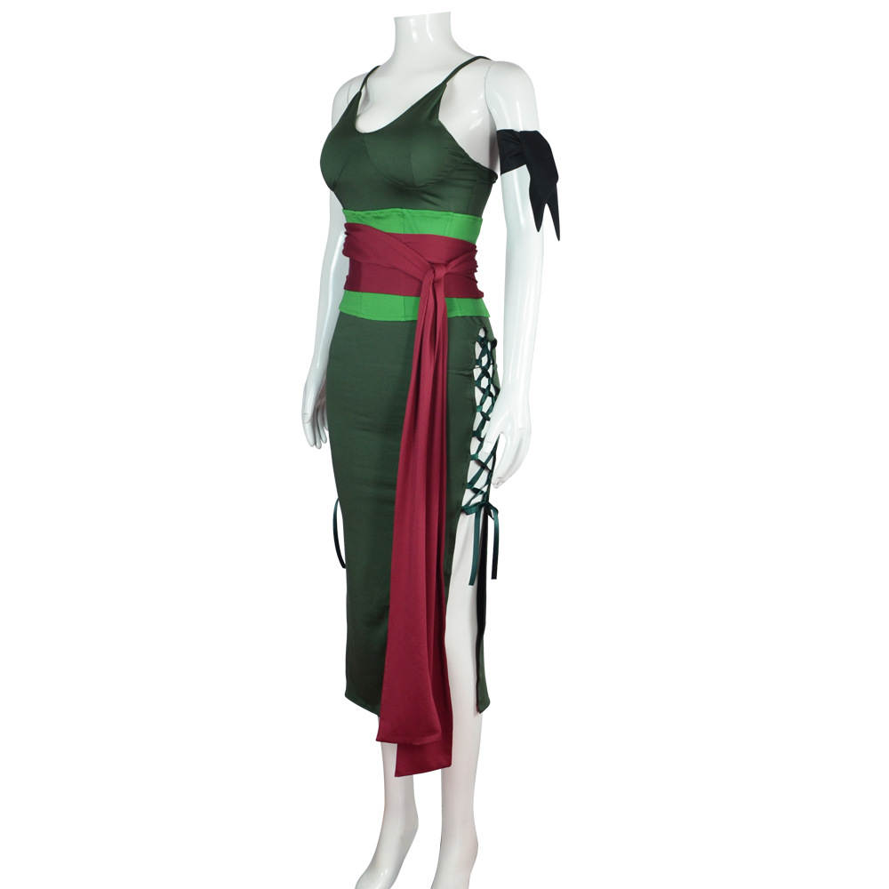 Fantasia de Cosplay Anime Roro - Anime Zoro Cosplay Female avaliação e preço
