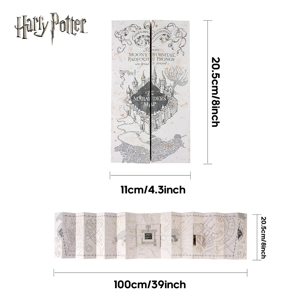 1PC Mapa da Escola de Magia do - Anime Cosplay Props avaliação e preço