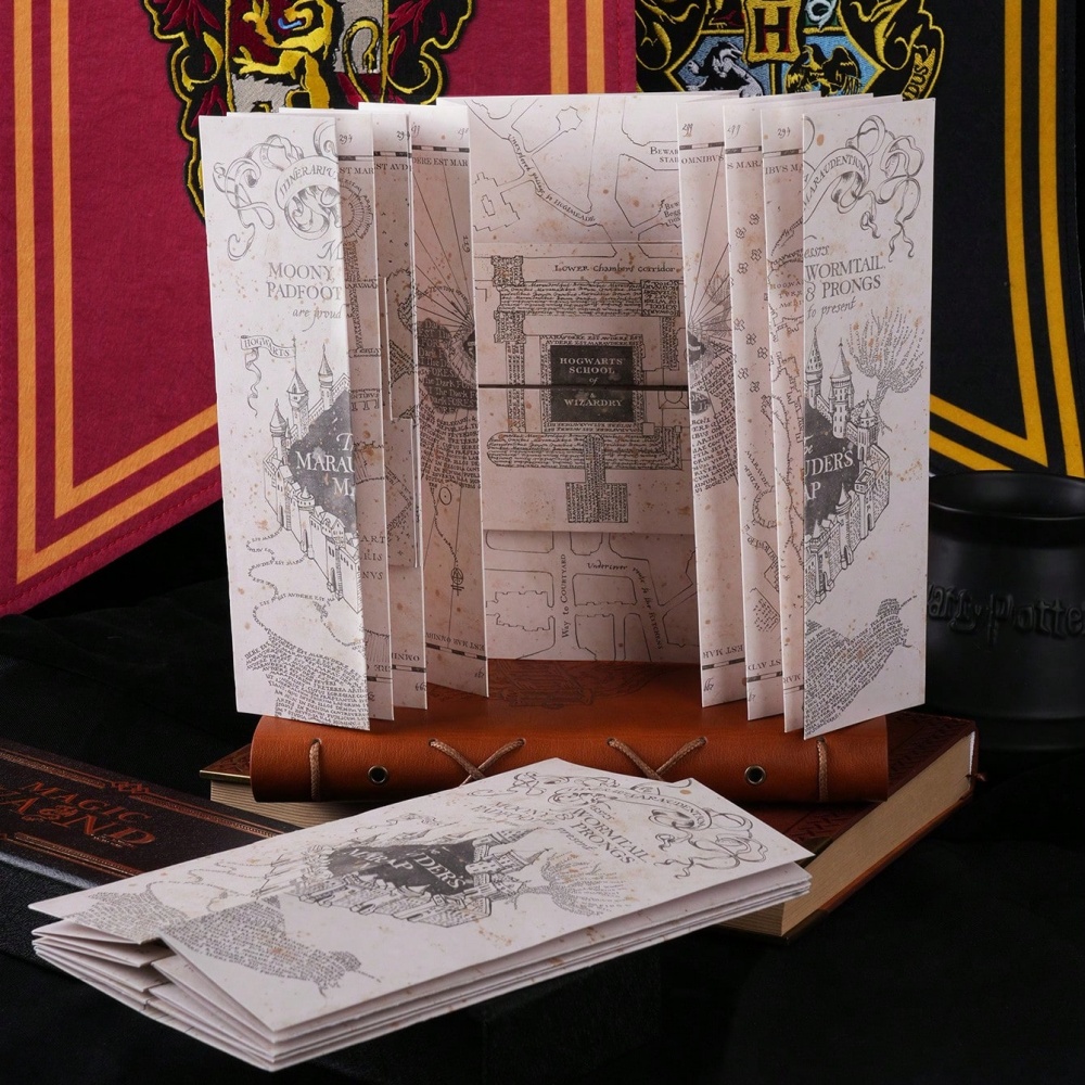 1PC Mapa da Escola de Magia do - Anime Cosplay Props avaliação e preço